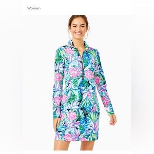 NWT Lily Pulitzer skipper ruffle dress UPF 50+